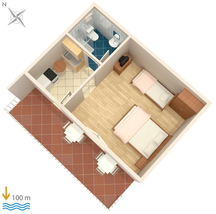 Apartments By The Sea Podaca, Makarska - 6874 Ngoại thất bức ảnh